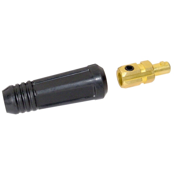 Powerweld Dinse Style Cable Connector, No 1 to No 1/0 Cable, Male Only CCD3550-M - main